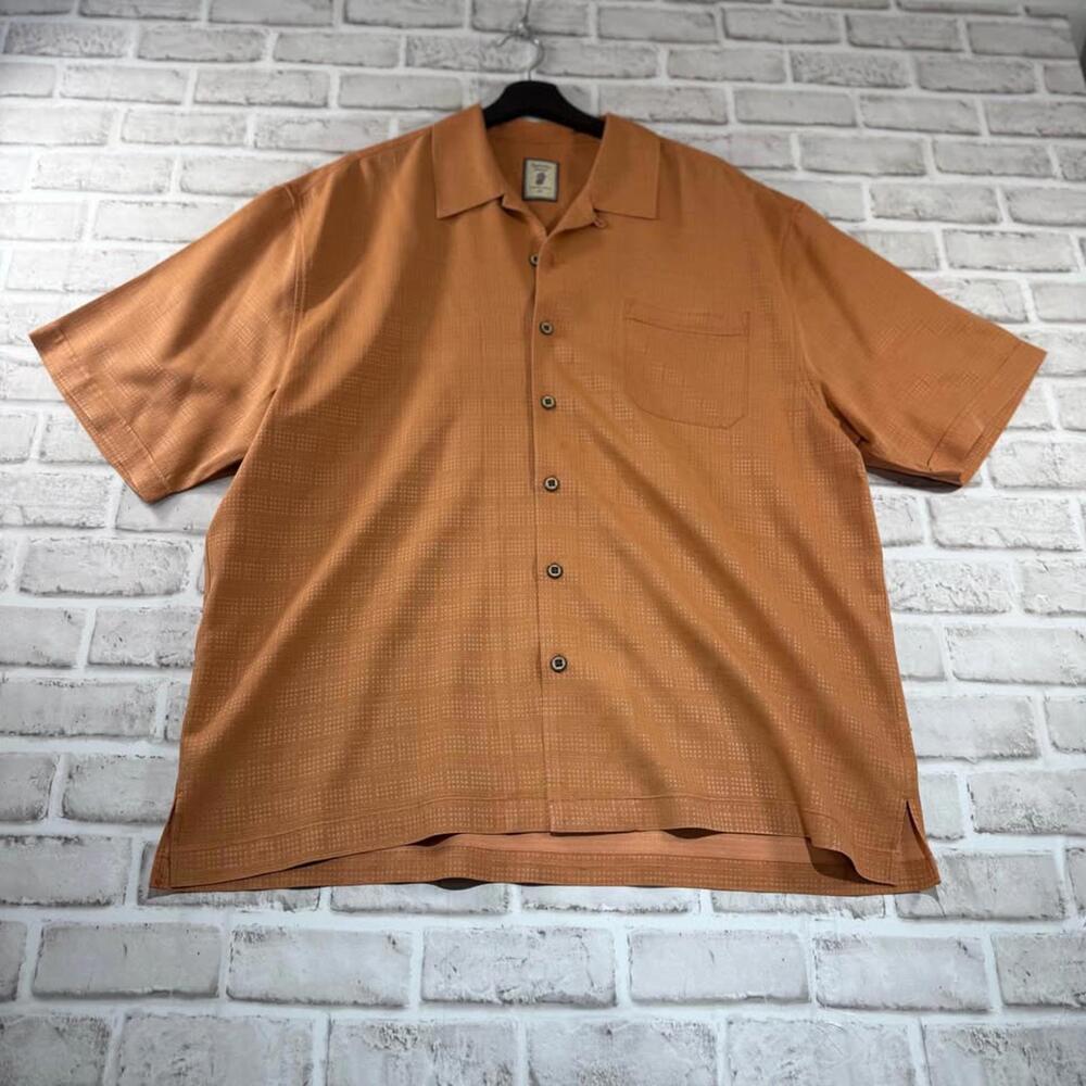 Jamaica Jaxx 100% Silk Authentic‎ Island Style Button Down Shirt Men's Size XL